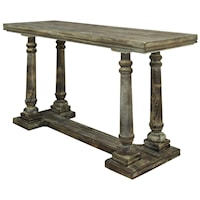 Classic Console Table Of Driftwood