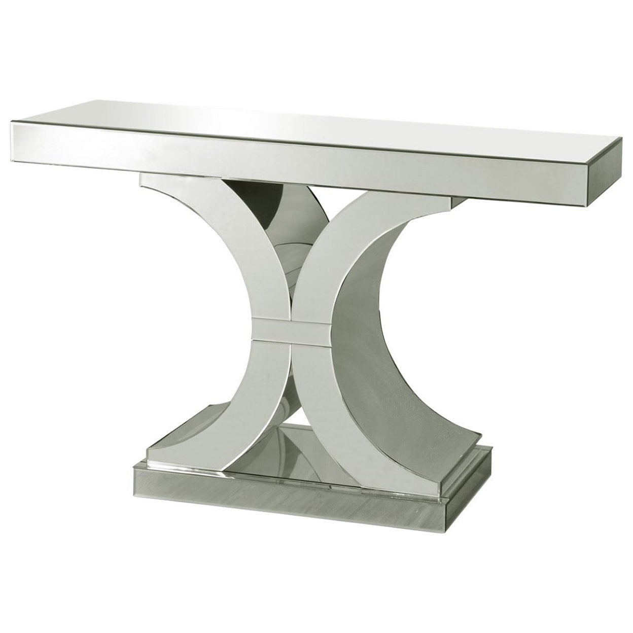 StyleCraft Occasional Tables Chanel Clear Glass Console Table