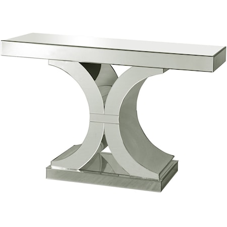 Chanel Clear Glass Console Table