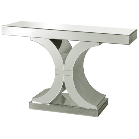 Chanel Clear Glass Console Table