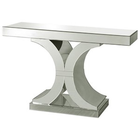 Chanel Clear Glass Console Table