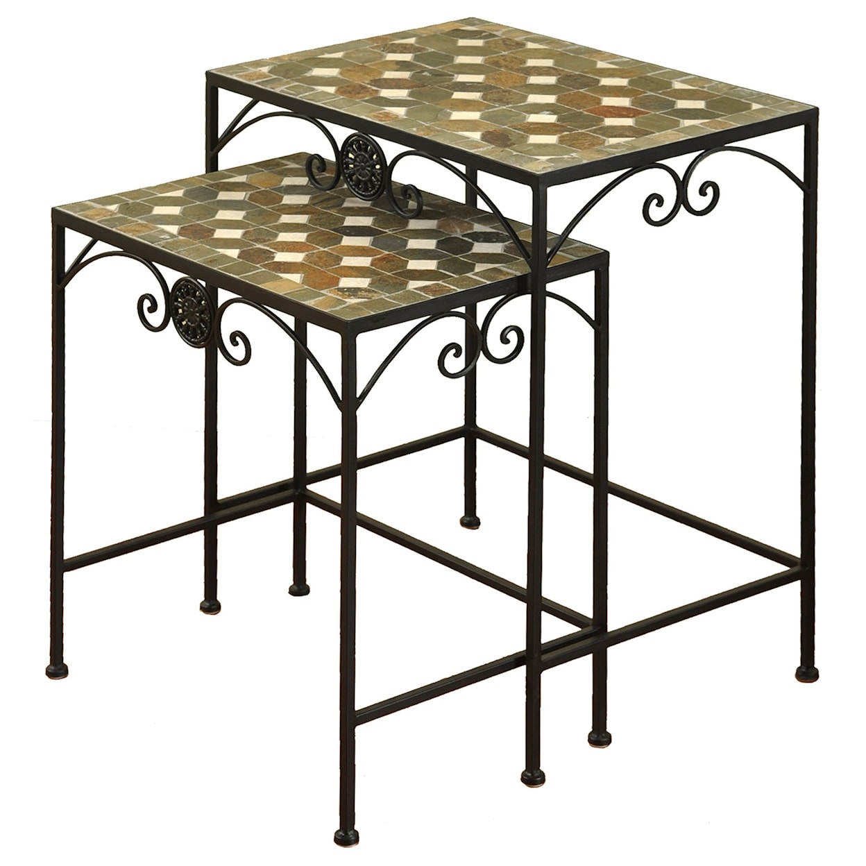 StyleCraft Occasional Tables Set of Two Nesting Tables