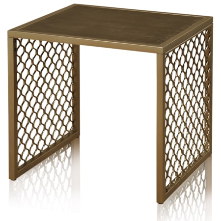 Wrought Iron Side Table