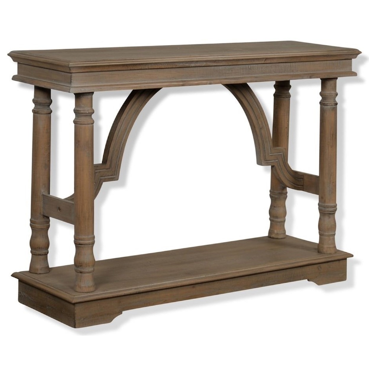 StyleCraft Occasional Tables Weathered Wood Trestle Table