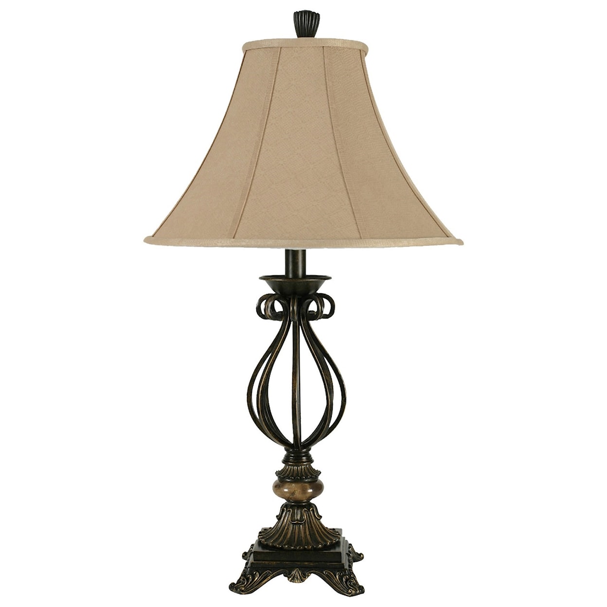 StyleCraft Lamps Iron Table Lamp