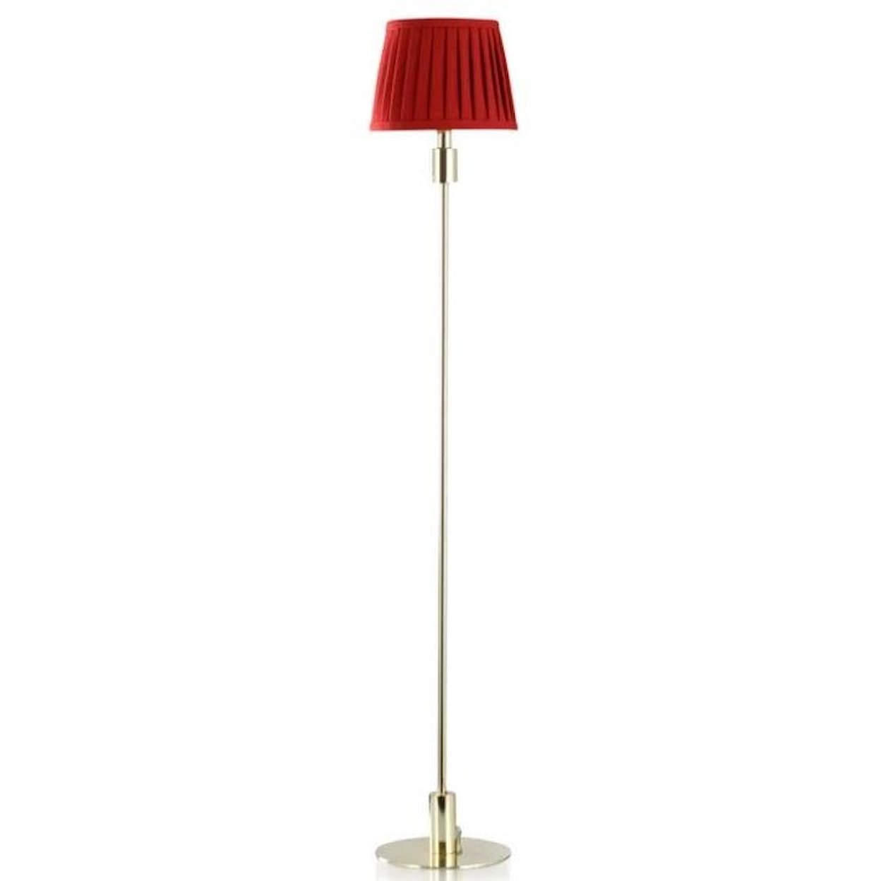 StyleCraft Lamps Polished Gold Metal Floor Lamp