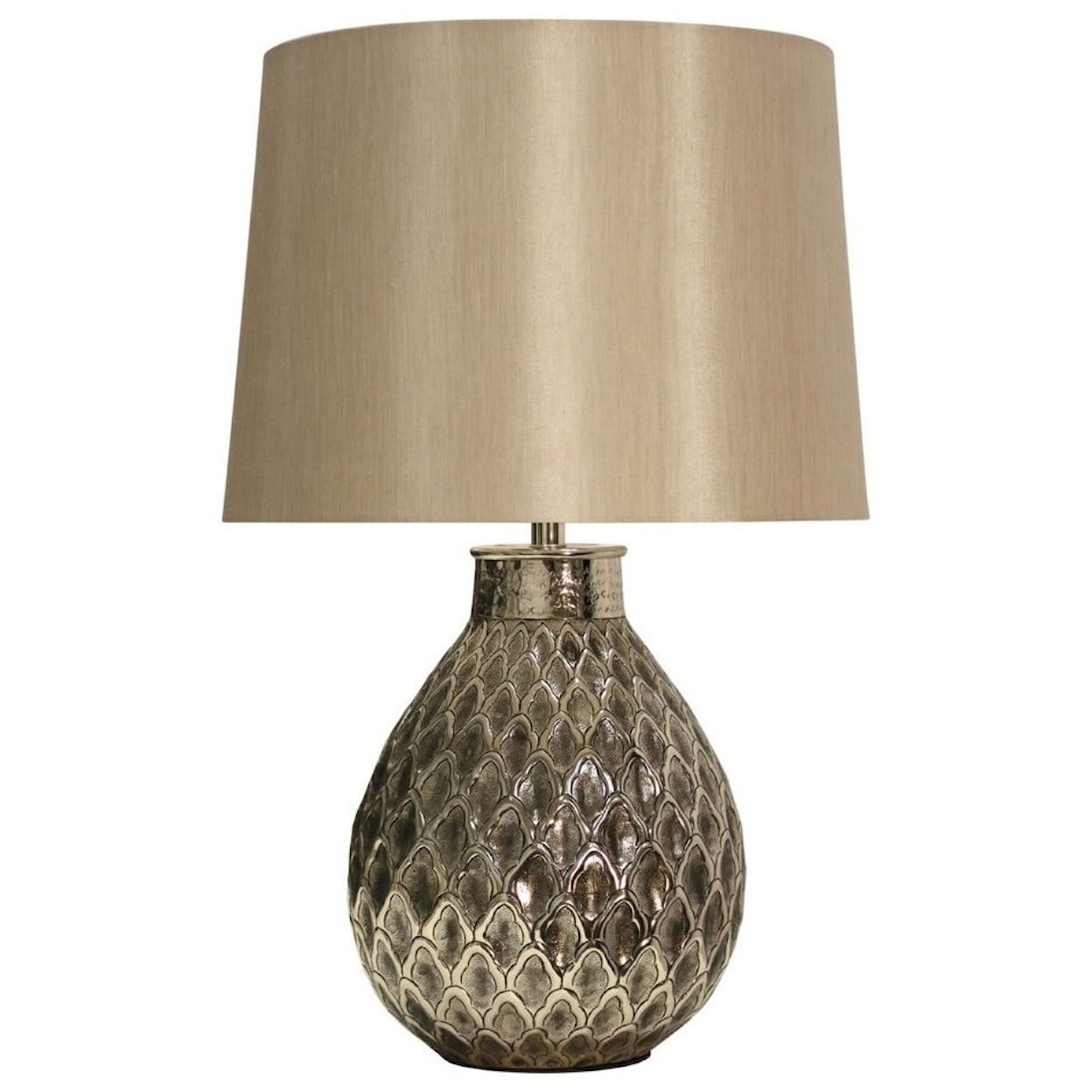 StyleCraft Lamps Filigree Embossed Metal Lamp