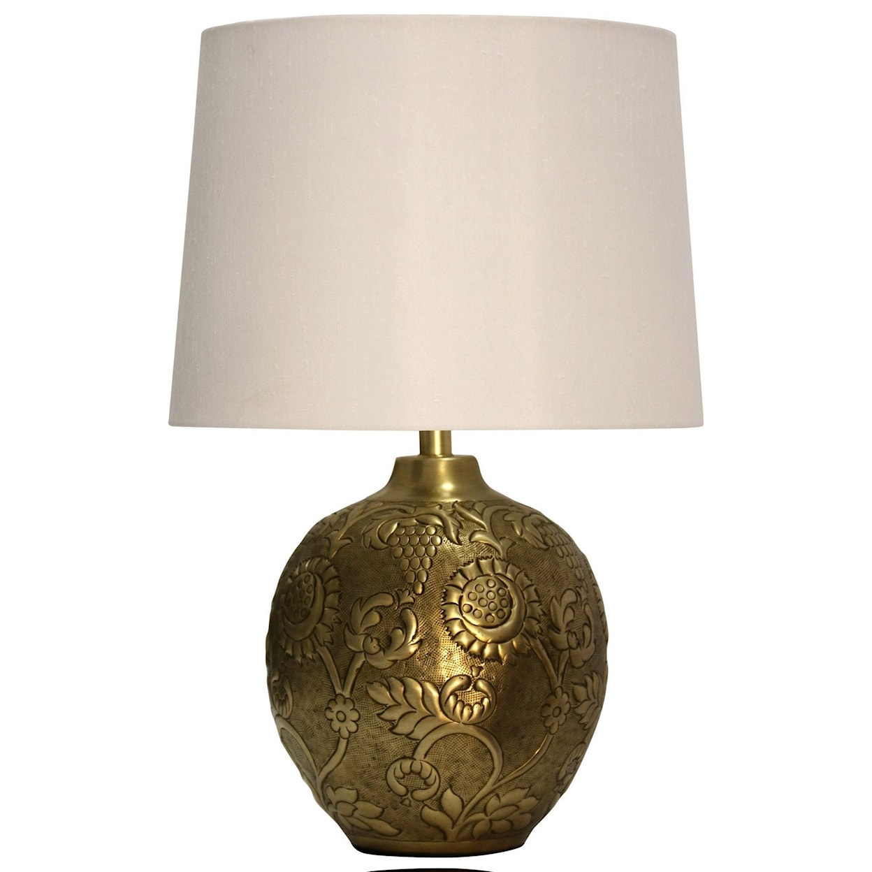 StyleCraft Lamps Antique Embossed Metal Lamp