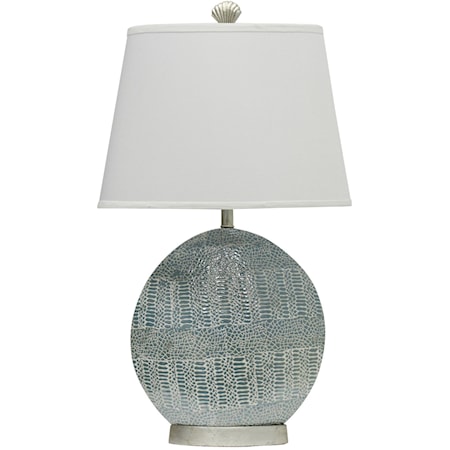 Crackled Ceramic Lamp by Jane Seymour