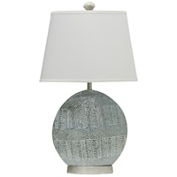 Crackled Ceramic Lamp by Jane Seymour