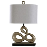 Zora Gold Scale Lamp