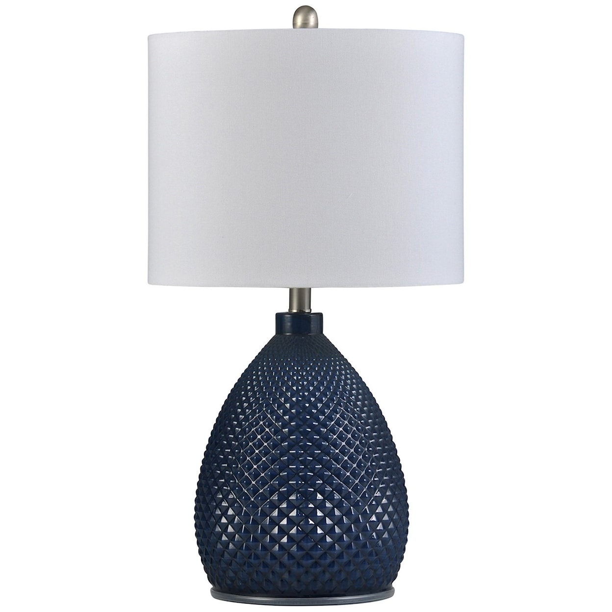 StyleCraft Lamps Navy Blue Lamp