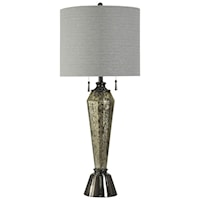 Black and Gold Contemporary Table Lamp