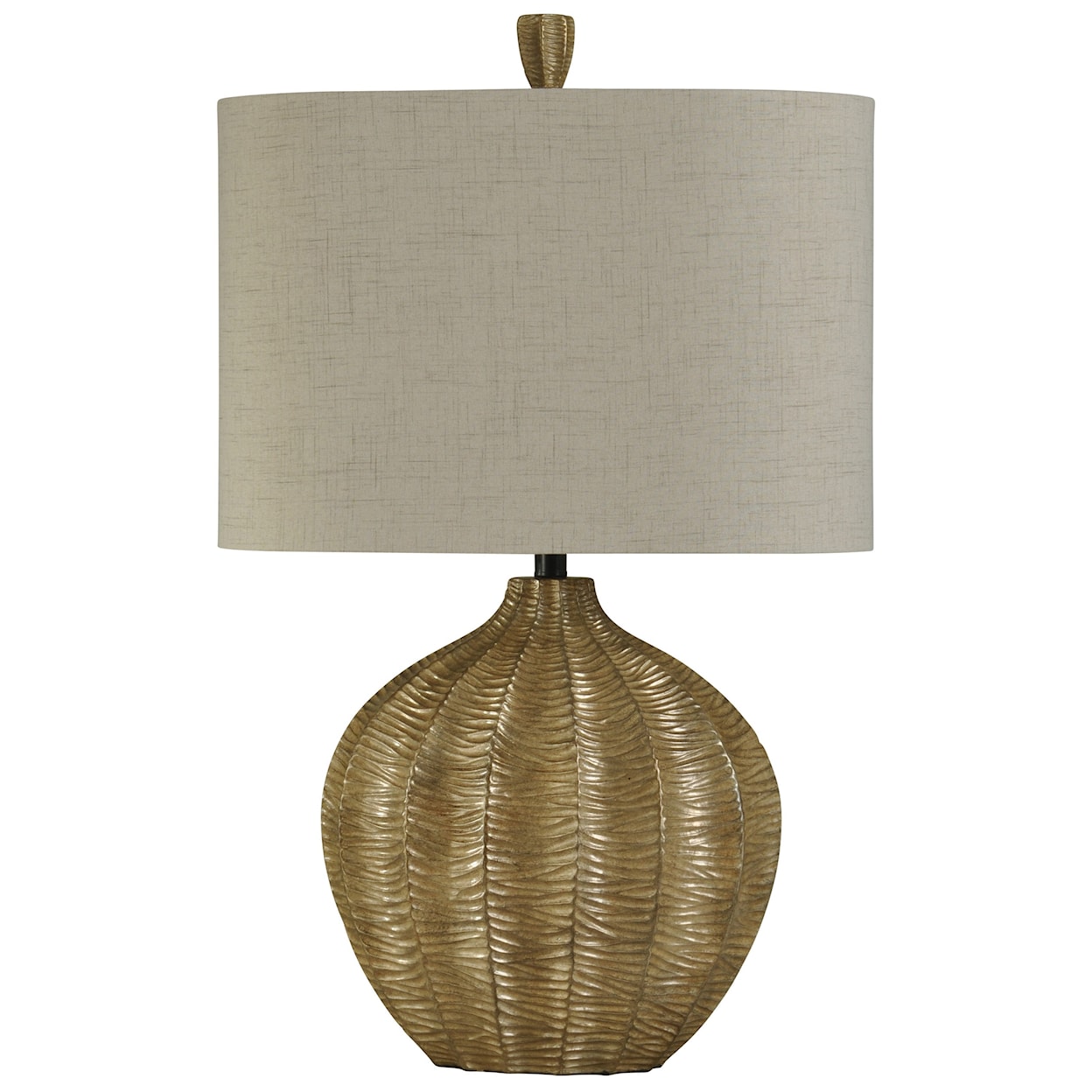 StyleCraft Lamps Hand Carved Contemporary Table Lamp