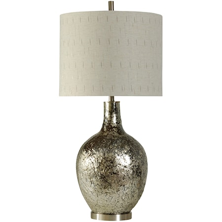 Textured Glass Lamp