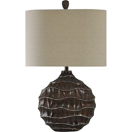 Ripple Effect Transitional Table Lamp