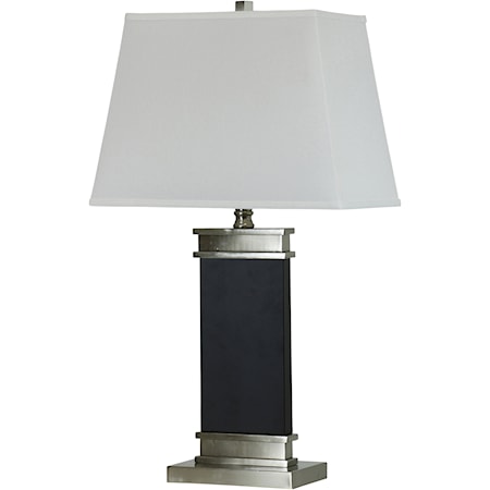 Black Steel Table Lamp