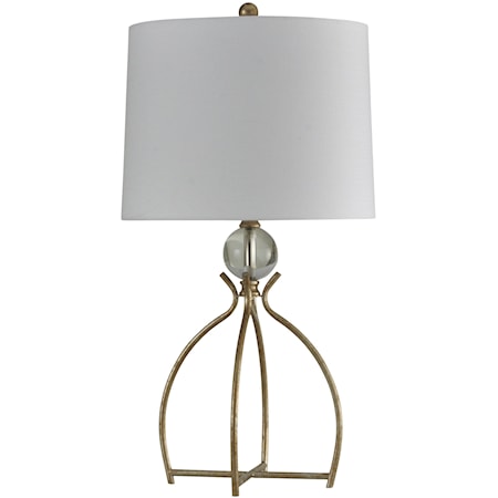 Valier Gold Metal Base Table Lamp