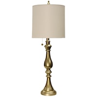 Imperial Silver Metal Table Lamp