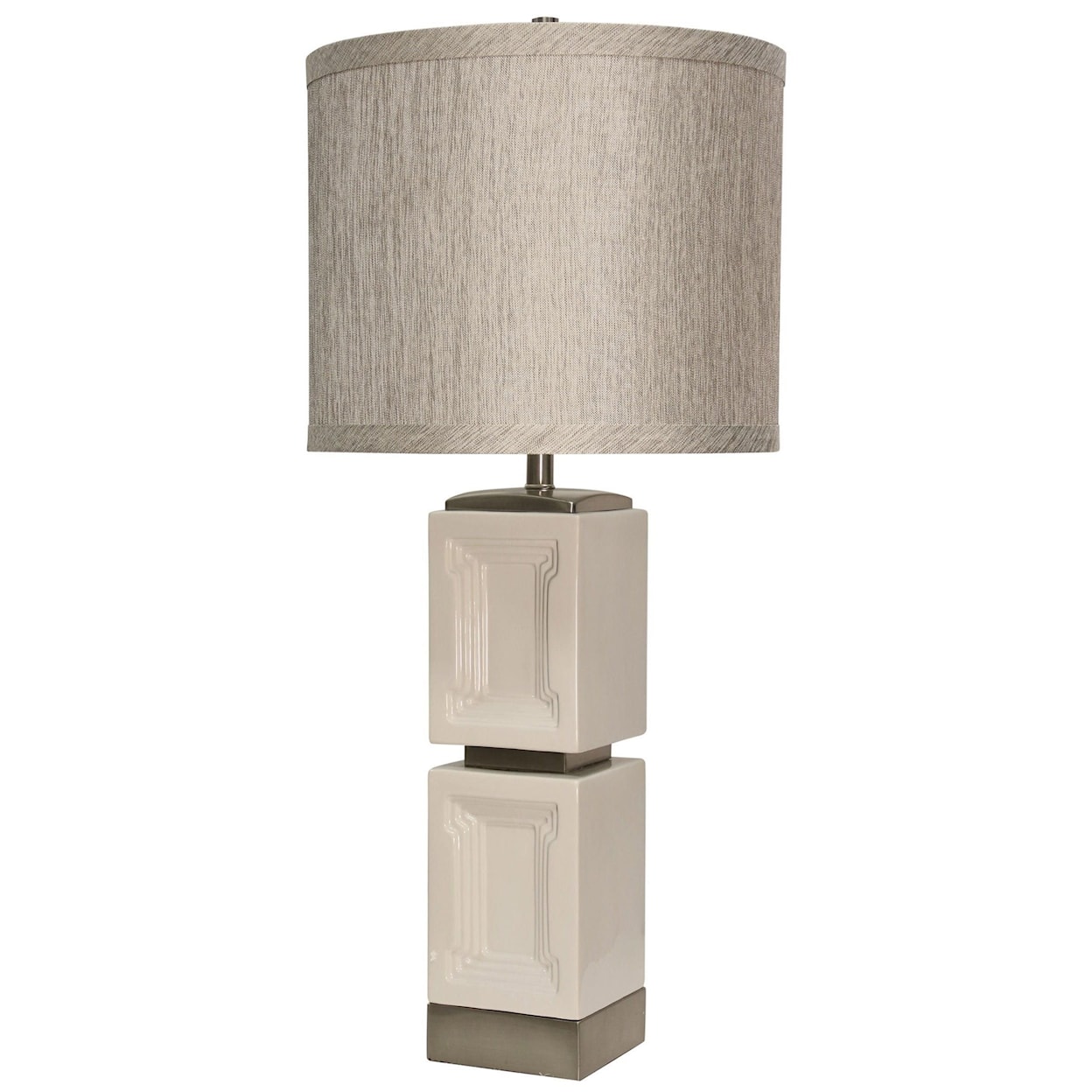 StyleCraft Lamps Ceramic & Metal Accent Table Lamp