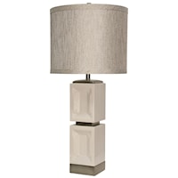 Ceramic & Metal Accent Table Lamp