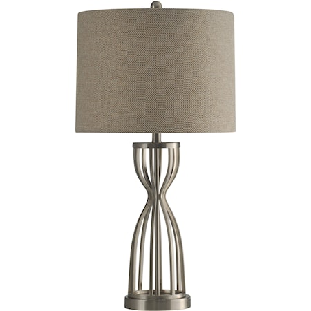 Caged Base Metal Table Lamp
