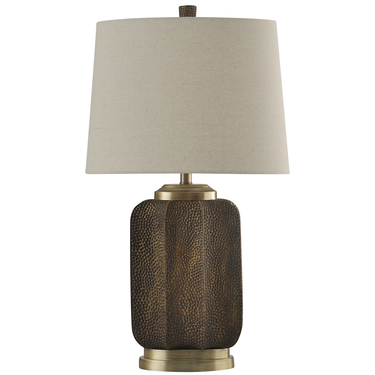 StyleCraft Lamps Transitional Steel & Resin Table Lamp