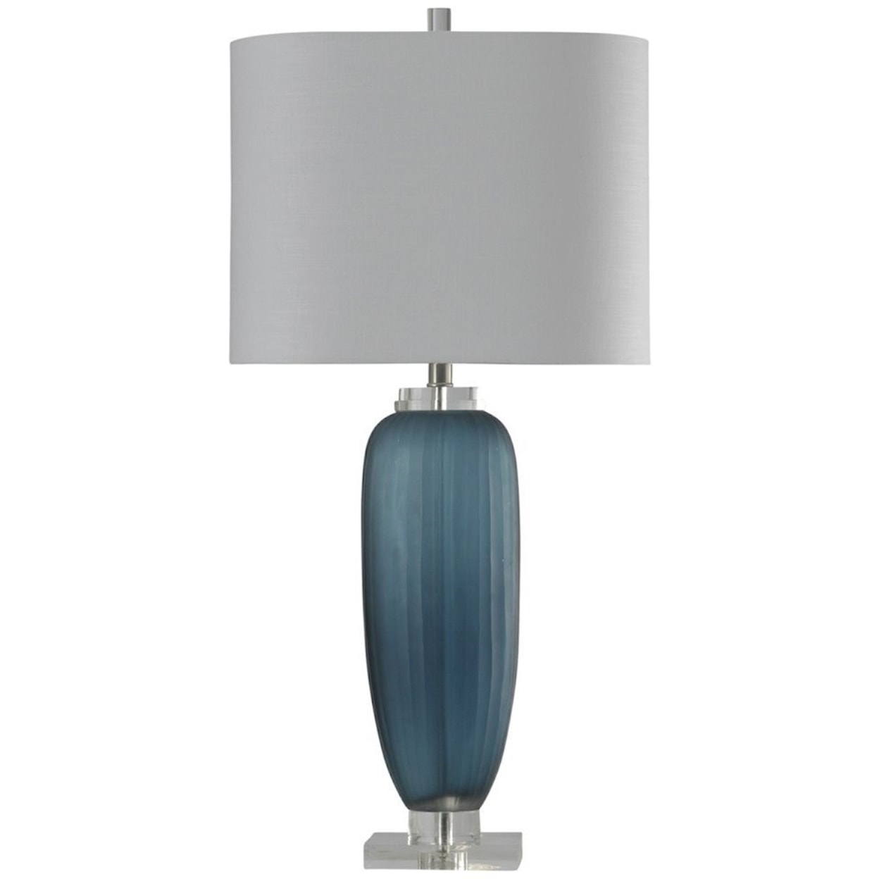 StyleCraft Lamps Nicosia Blue Lamp