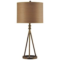 Transitional Iron Base Table Lamp