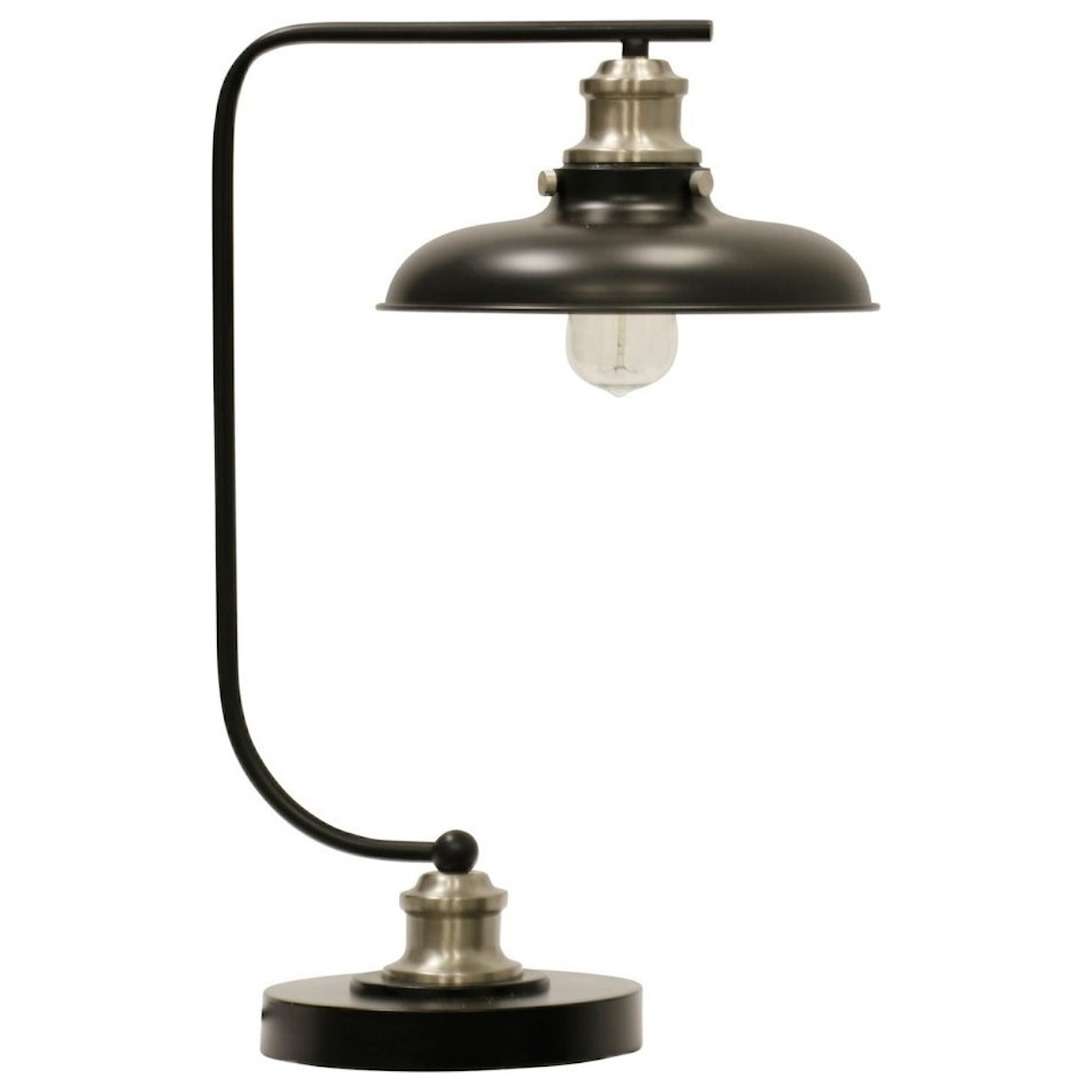 StyleCraft Lamps Arvin Silver Lamp