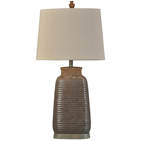 Armond Brown Ceramic Lamp