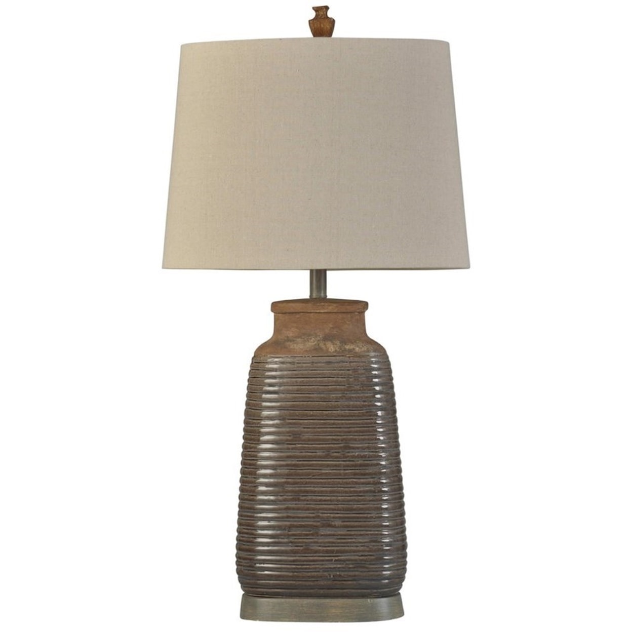 StyleCraft Lamps Armond Brown Ceramic Lamp