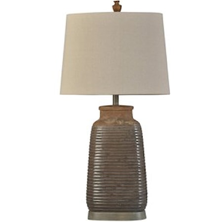 Armond Brown Ceramic Lamp
