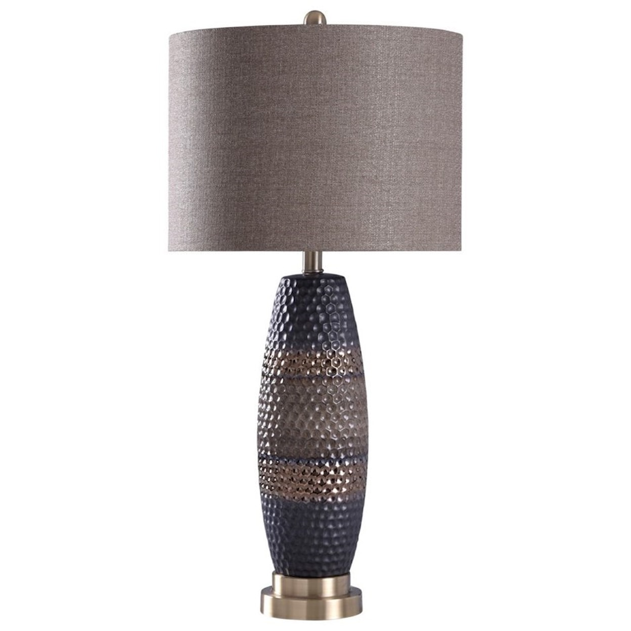 StyleCraft Lamps 31" Ceramic and Steel Table Lamp
