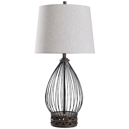 Filton Metal Wire Cage Lamp