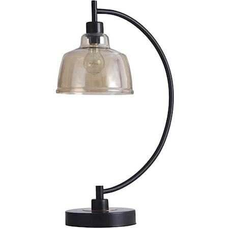 Black Water Table Lamp