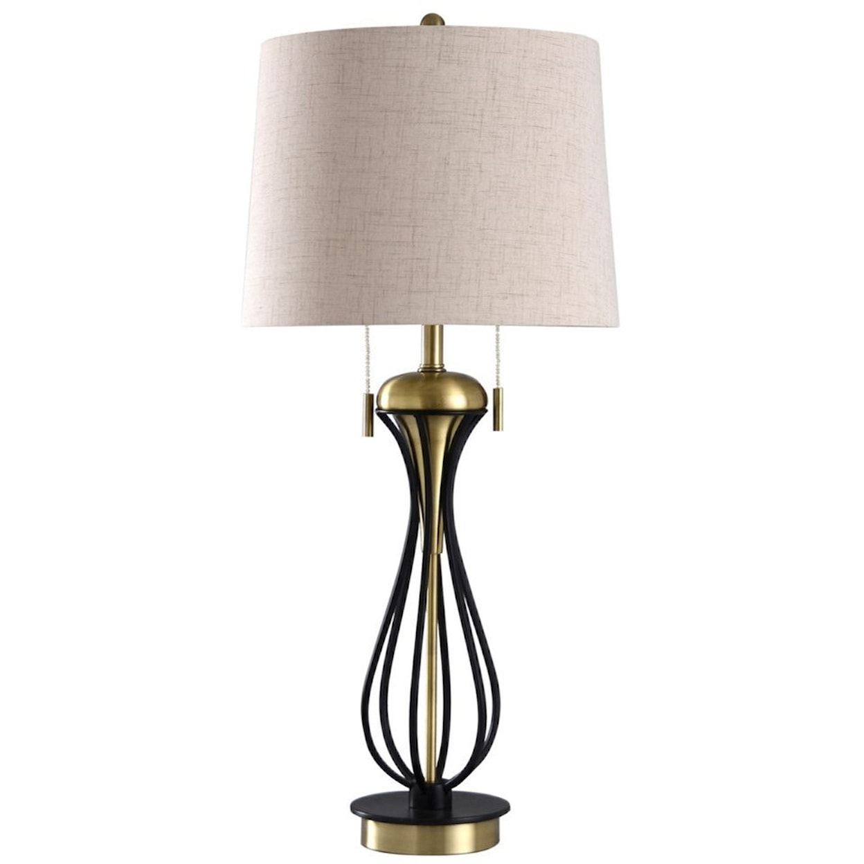 StyleCraft Lamps Princefield Gold Cage Lamp