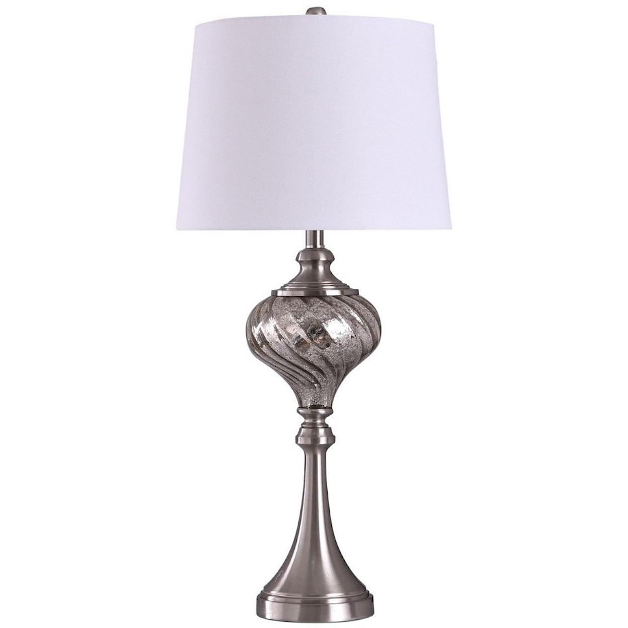 StyleCraft Lamps Northbay Brushed Steel Table Lamp