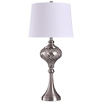 Northbay Brushed Steel Table Lamp