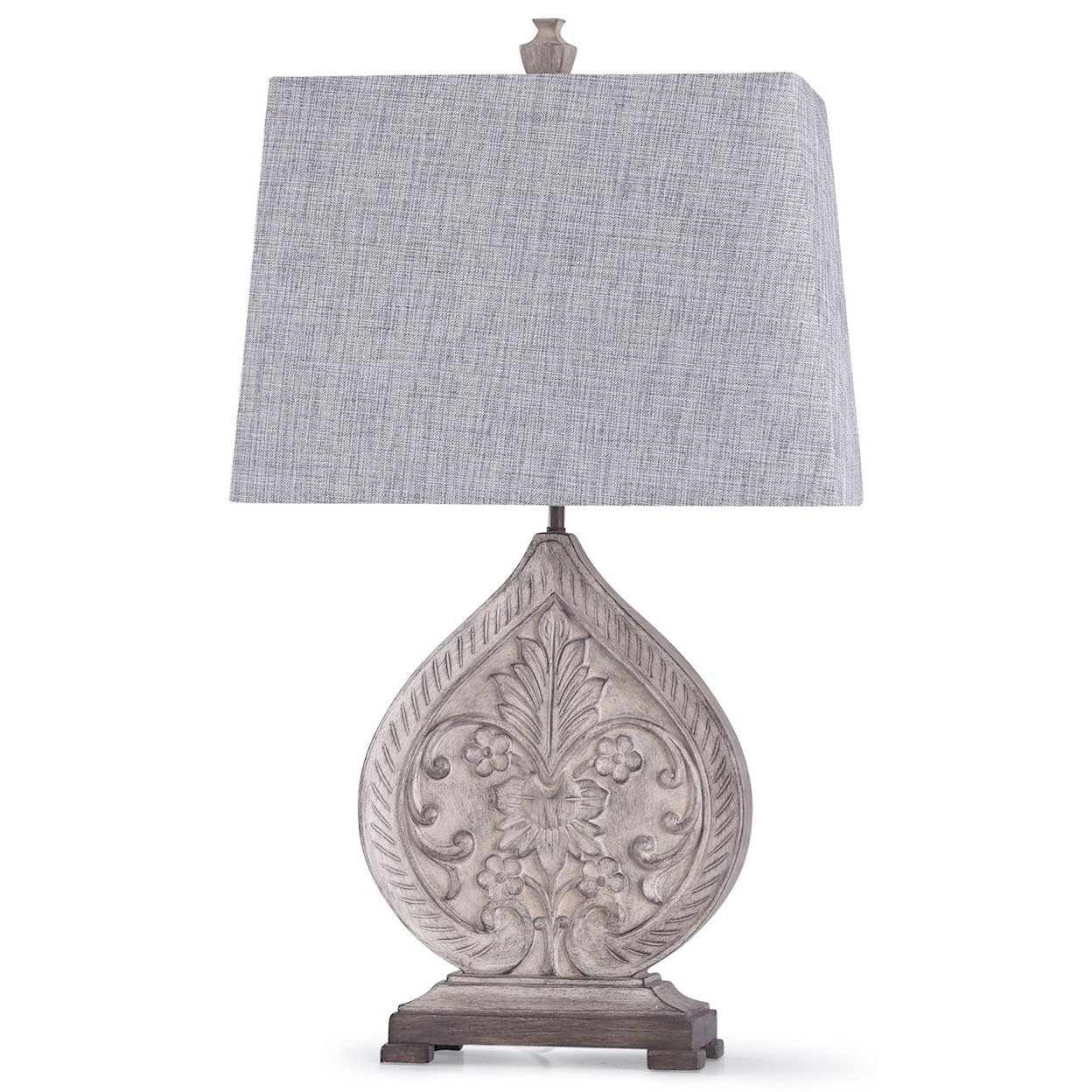 StyleCraft Lamps Elstree Blanc Lamp