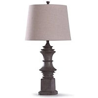 Subtle Traditional Baluster Inspired Table Lamp
