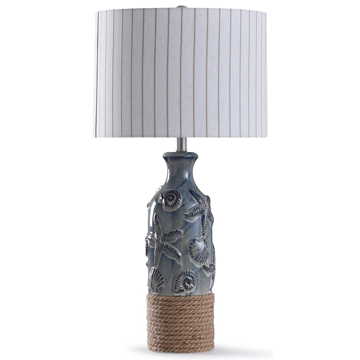 StyleCraft Lamps Bampton Blue Lamp