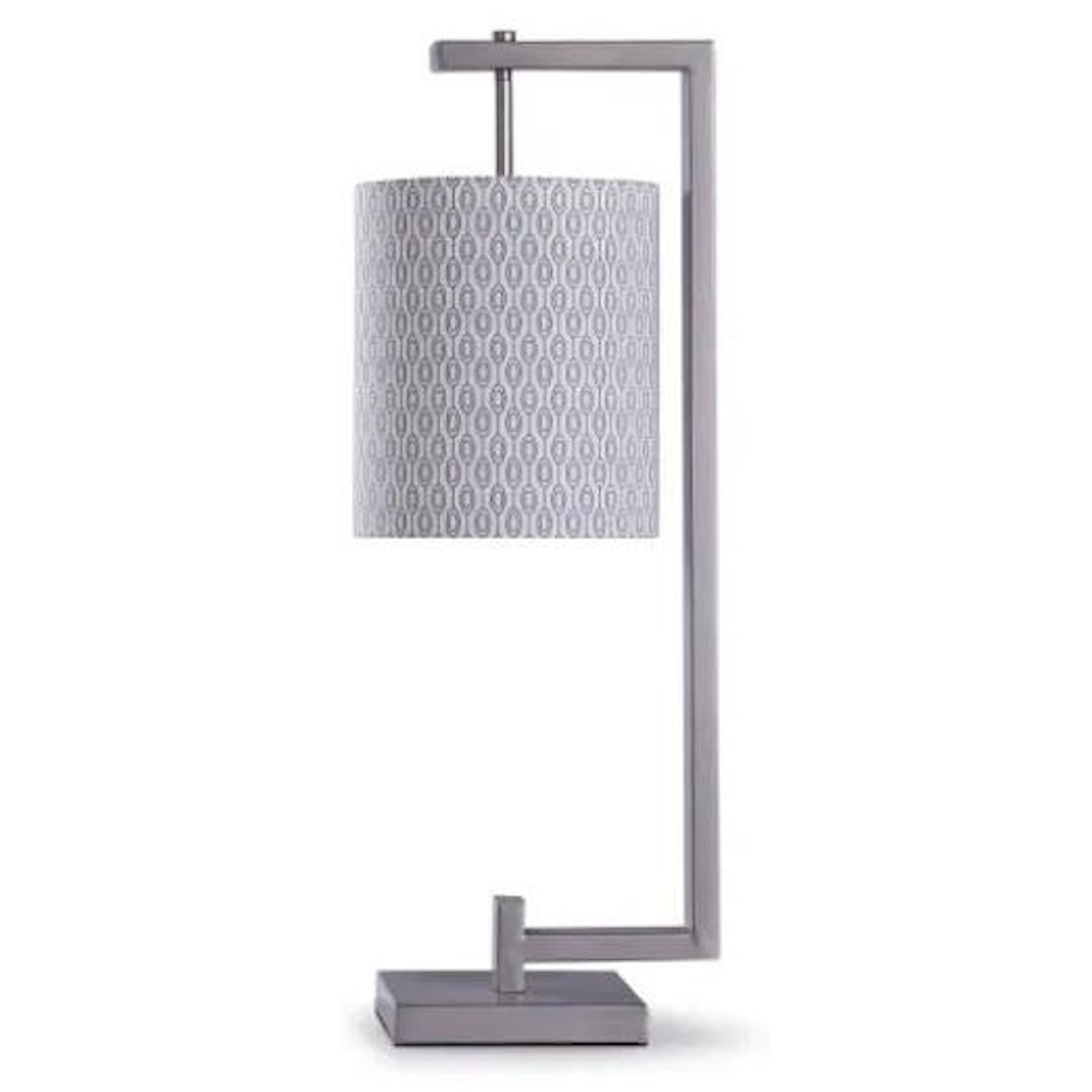 StyleCraft Lamps Chrome Contemporary Geometric Table Lamp