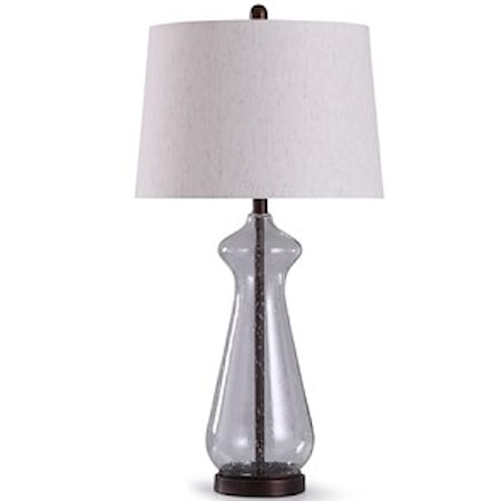 Oil Rubbed Bronze and Glass Table Lamp