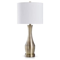 Transitional Steel Touch Table Lamp