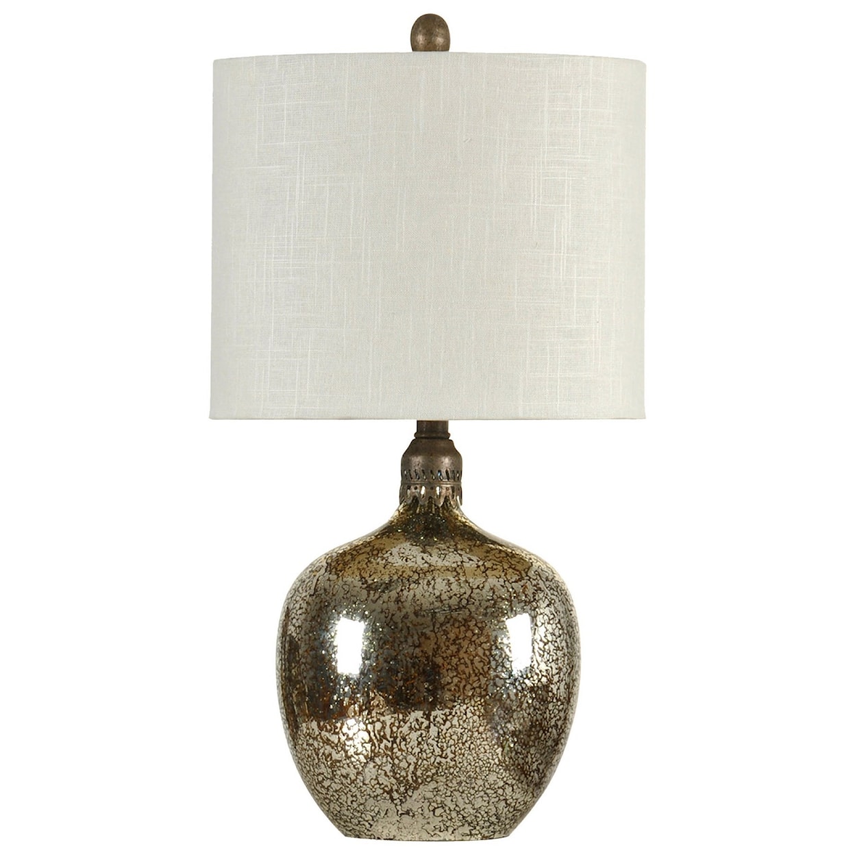 StyleCraft Lamps Antiqued Mirror Base Table Lamp