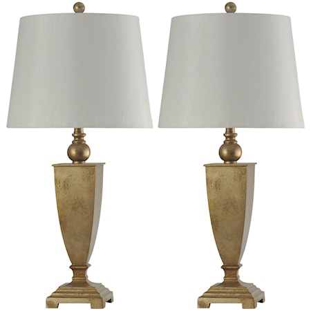 Pair of Traditional Table Lamps