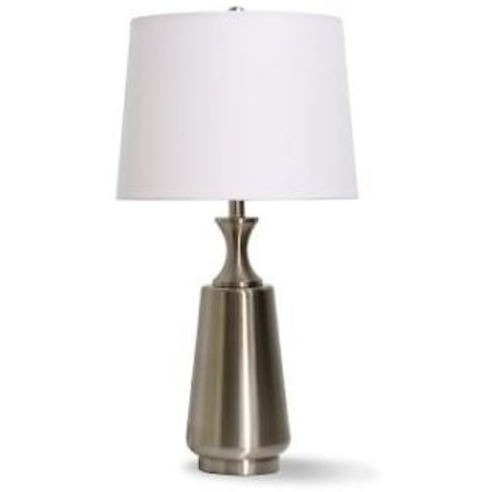Brushed Steel Touch Me Table Lamp