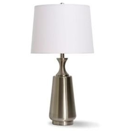 Brushed Steel Touch Me Table Lamp