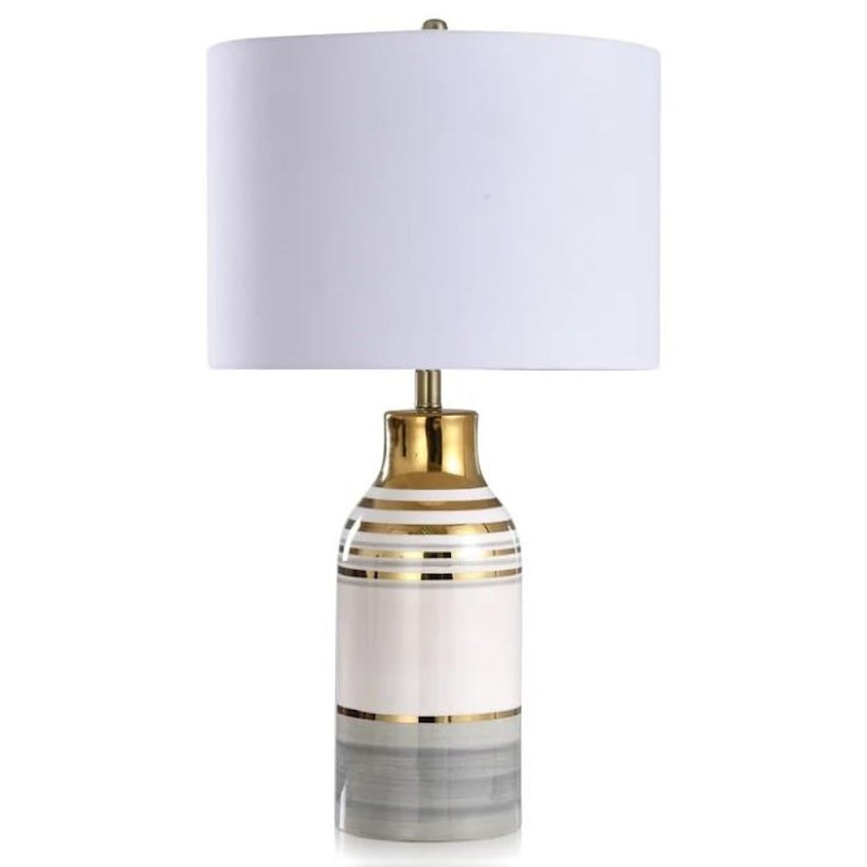 StyleCraft Lamps Bormioli Gray Table Lamp